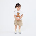 「8/1〜6限定先着で最大2000円OFFクーポン」POLO BCS クマアップリケTシャツ ホワイト 90cm