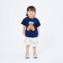 「5/1〜6限定先着で最大2000円OFFクーポン」POLO BCS クマアップリケTシャツ ネイビー 90cm