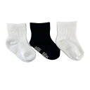 「5/1〜6限定先着で最大2000円OFFクーポン」3P針抜きロークルーソックス 9-15cm