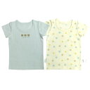 2枚組 半袖シャツ肌着 メッシュニットくま 95cm(4)