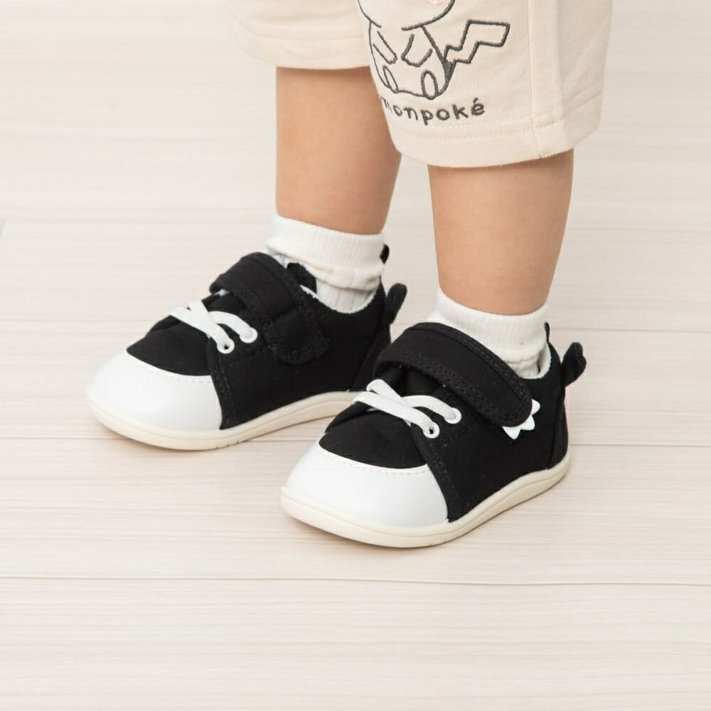 ワンベルトシューズ カカトクマ ブラックx12cm ベビーザらス限定