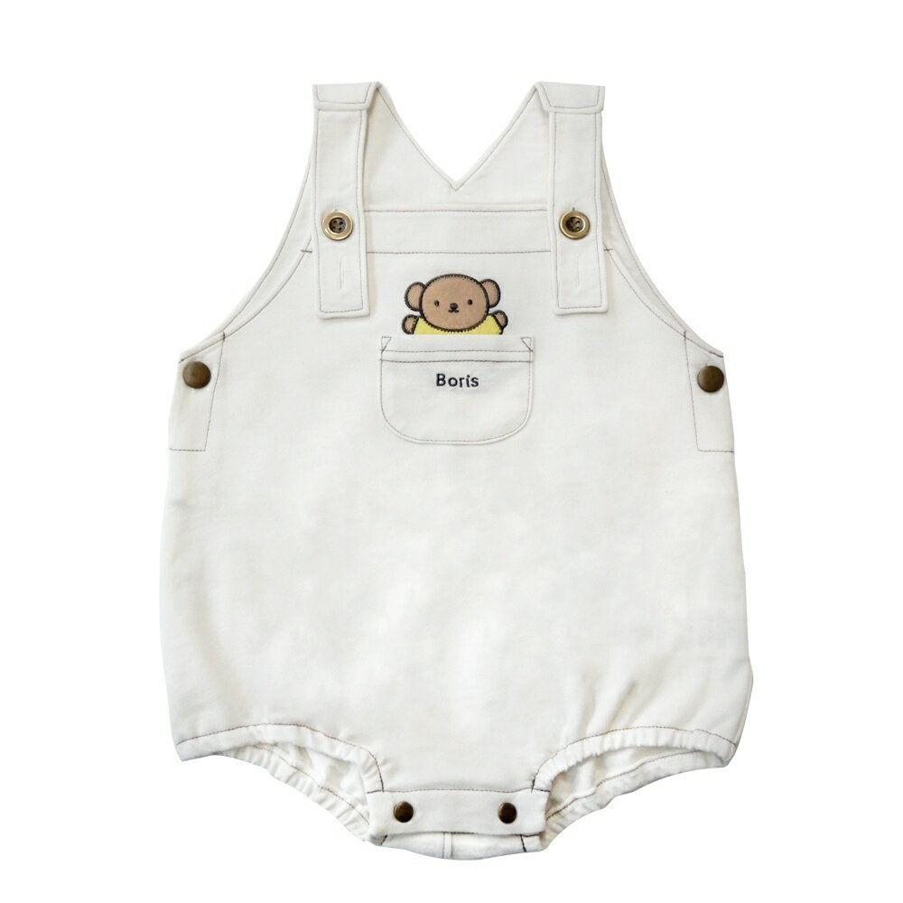 「12/1〜6限定先着で最大2000円OFFクーポン」Miffy サロペット ボリス ナチュラル 70-80cm 2