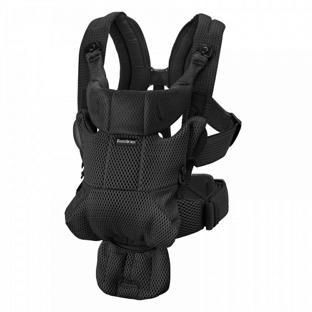 BabyBjorn ベビービョルン ベビーキャリア MOVE (ブラック) 抱っこ紐 対面抱っこ 前向き抱っこ 新生児〜15ヵ月頃まで メーカー直送品