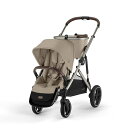 「5/1〜6限定先着で最大2000円OFFクーポン」cybex サイベックス ガゼルS (アーモンドベージュ) ベビーカー 2人乗り 双子 トラベルシステム対応...