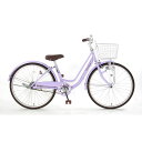 「6/1〜6限定先着で最大2000円OFFクーポン」24インチ 身長125〜140cm 子供用自転車 バレンタイン2(ライトパープル)LEDライト かわいい 女の子 紫 トイザらス限定(4)