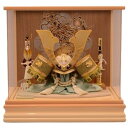 【五月人形】兜飾り ケース飾り「緑絲縅木目昇龍アクリルケース」 (538301) 男の子 トイザらス・ベビーザらス限定【メーカー直送】