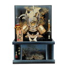 【五月人形】兜飾り 収納飾り「金彩松鷹青黒ぼかし会津塗」 (536612)コンパクト 男の子 トイザらス・ベビーザらス限定【メーカー直送】