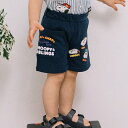 SNOOPY スヌーピー ハーフパンツ ネイビー×80cm(4)