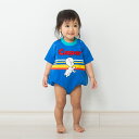 【Welcome to the Universe Baby × chimajiro0730さん】 キャスパー 半袖ダルマボディスーツ ブルー×80cm(4)