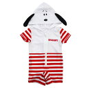 「8/1〜6限定先着で最大2000円OFFクーポン」SNOOPY スヌーピー コスチューム 水着 レッド×80cm