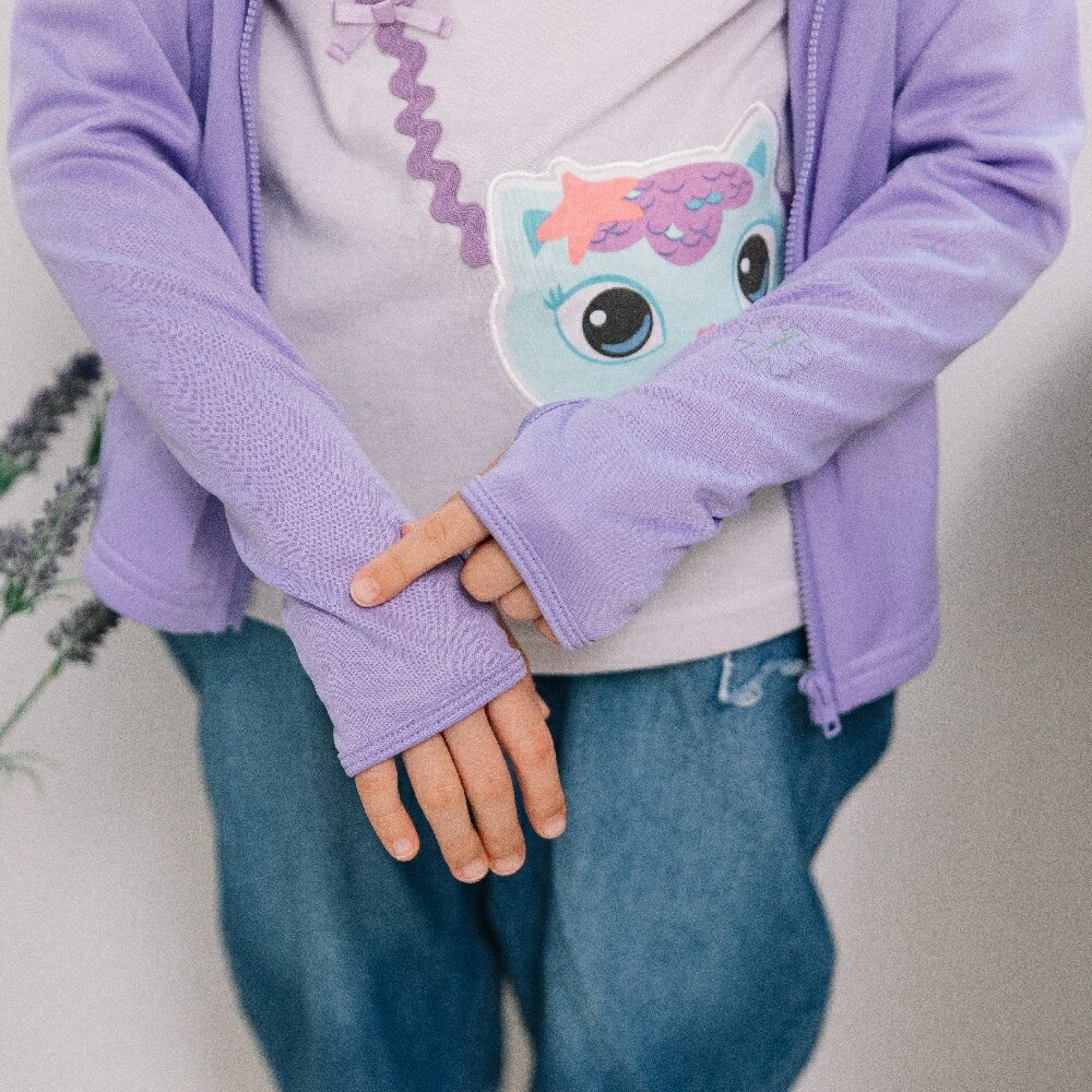 水陸UVパーカー パープル×100cm C 3