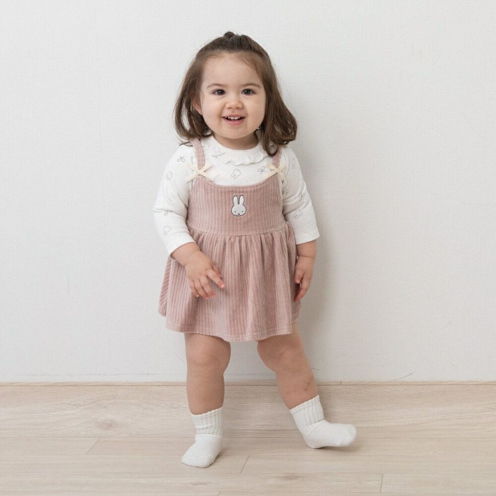 miffy ミッフィー キャミソール付きロンパース ミディアムピンク×80cmベビーザらス限定のサムネイル