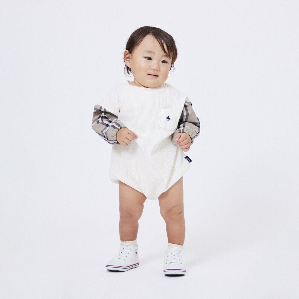 POLO BCS 馬刺繍ボディスーツ アイボリー×70cmベビーザらス限定