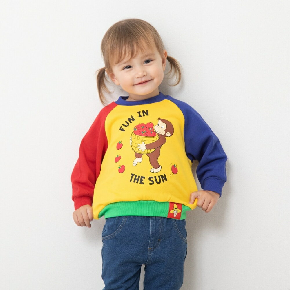 こちらの商品は、商品発送までに1週間ほどお時間をいただく場合がございます。申し訳ございませんが、あらかじめご了承ください。【Universal × chimajiro0730さん】おさるのジョージ ラグラントレーナー裏毛素材のジョージラグラントレーナーです。前身にはジョージのプリント、裾リブにチケットが付いたジョージラグラントレーナーです。＜サイズ＞ 80cm：身丈35cm 身巾35cm 裄丈37cm 裾巾24.5cm 90cm：身丈37cm 身巾36cm 裄丈41cm 裾巾25cm100cm：身丈41cm 身巾38cm 裄丈46.5cm 裾巾26.5cm110cm：身丈44cm 身巾40cm 裄丈51.5cm 裾巾28cm120cm：身丈47cm 身巾42cm 裄丈56.5cm 裾巾29.5cm130cm：身丈51cm 身巾44cm 裄丈61.5cm 裾巾31cm＜素材＞本体：32/10裏毛： 綿75% ポリエステル25％リブ部:32/-スパンテレコ：綿95% ポリウレタン5%こちらの商品は実店舗から入荷・発送しておりますため、パッケージ状態や、梱包状態が商品ごとに異なる場合がございます。一部商品に商品管理ラベルが添付されている場合がございます。※お支払い方法はご利用ガイドの「お支払い方法・お支払いについて」をご確認ください。※ご注文確定後の注文内容の変更、キャンセルはお受けしておりません。※対象年齢がある商品については目安となっております。※実際の商品と画像は若干異なる場合がございます。対象月齢 (カ月～)：12.0 - 18.0梱包サイズ (cm)：1,1,1重量 (g)：1 GRAMuniversalUniversal ユニバーサル UniversalBaby ユニバーサルベビー UniverseBaby チマジロ chimajiro chimajiro0730 CASPER キャスパー おさるのジョージ ウッドペッカー ET E・T イーティー#0000Univerasal0829,#20251201001