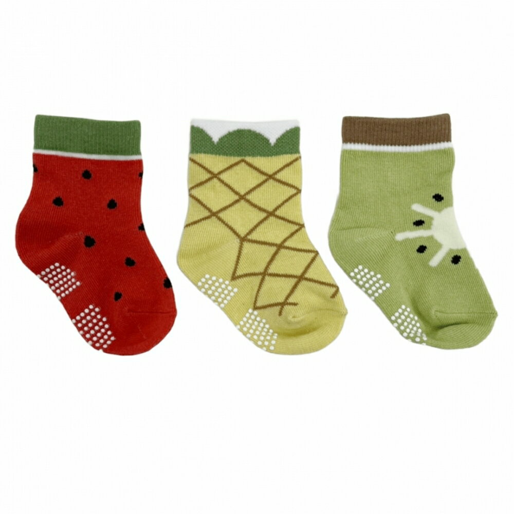 「1/1-6限定先着 トップバナーにて最大2000円クーポン」フルーツ ロークルーソックス 3P