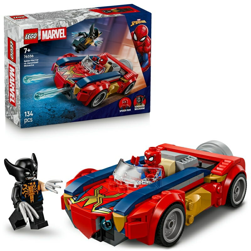 レゴ LEGO マーベル スパイダーマンとヴェノム化したウルヴァリンの戦い 76336｜おもちゃ 玩具 誕生日 プレゼント ブロック 7歳 8歳 9歳
