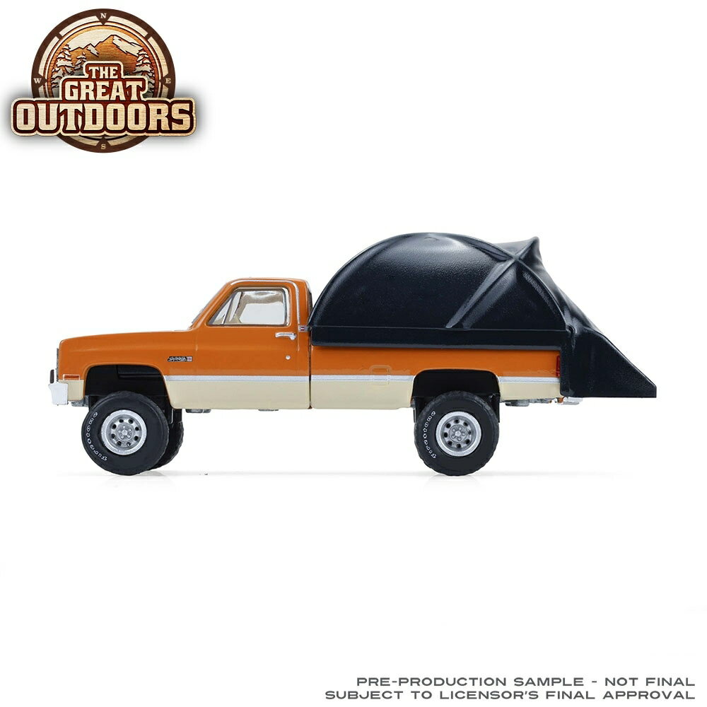 乐天商城 - GL 1/64 1986 GMC Sierra Lifted - Desert Sand & Doeskin Tan with Modern Truck