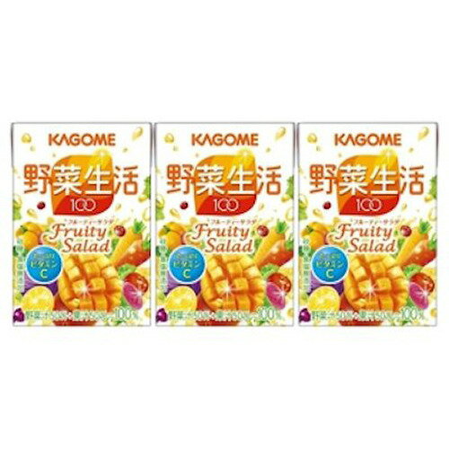 楽天トイザらス・ベビーザらスカゴメ 野菜生活フルーティーサラダ 100ml×3本パック