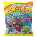 メン子ちゃんドリンクゼリー 90g×6個 ゼリー飲料 清涼飲料水 お菓子 サイダー味 グレープ味 アップル味 ぶどう りんご 果物