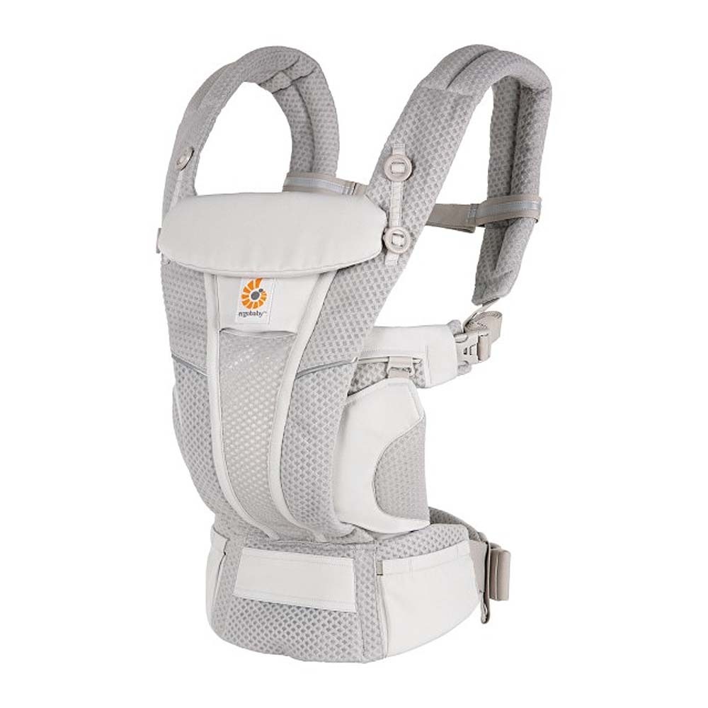 Ergobaby(エルゴベビー) OMNI Breeze パールグレー 【抱っこ紐 柔らかソフトフレックスメッシュ 対面抱き 腰抱き おんぶ 前向き抱き ミニポーチ付き 新生児〜20.4kg】【送料無料】 3