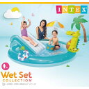 INTEX ゲイタープレイセンタープール 201×170×84cm キッズ 子供 水遊び ビニールプール 大型 滑り台付きプール【送料無料】