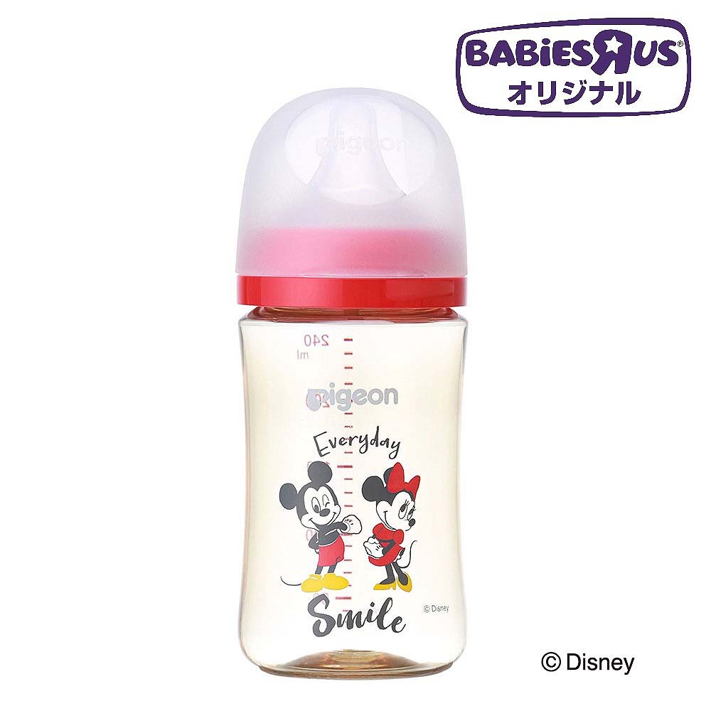 母乳実感 哺乳びん プラスチック 240ml（Disney）TOY ベビーザらス限定