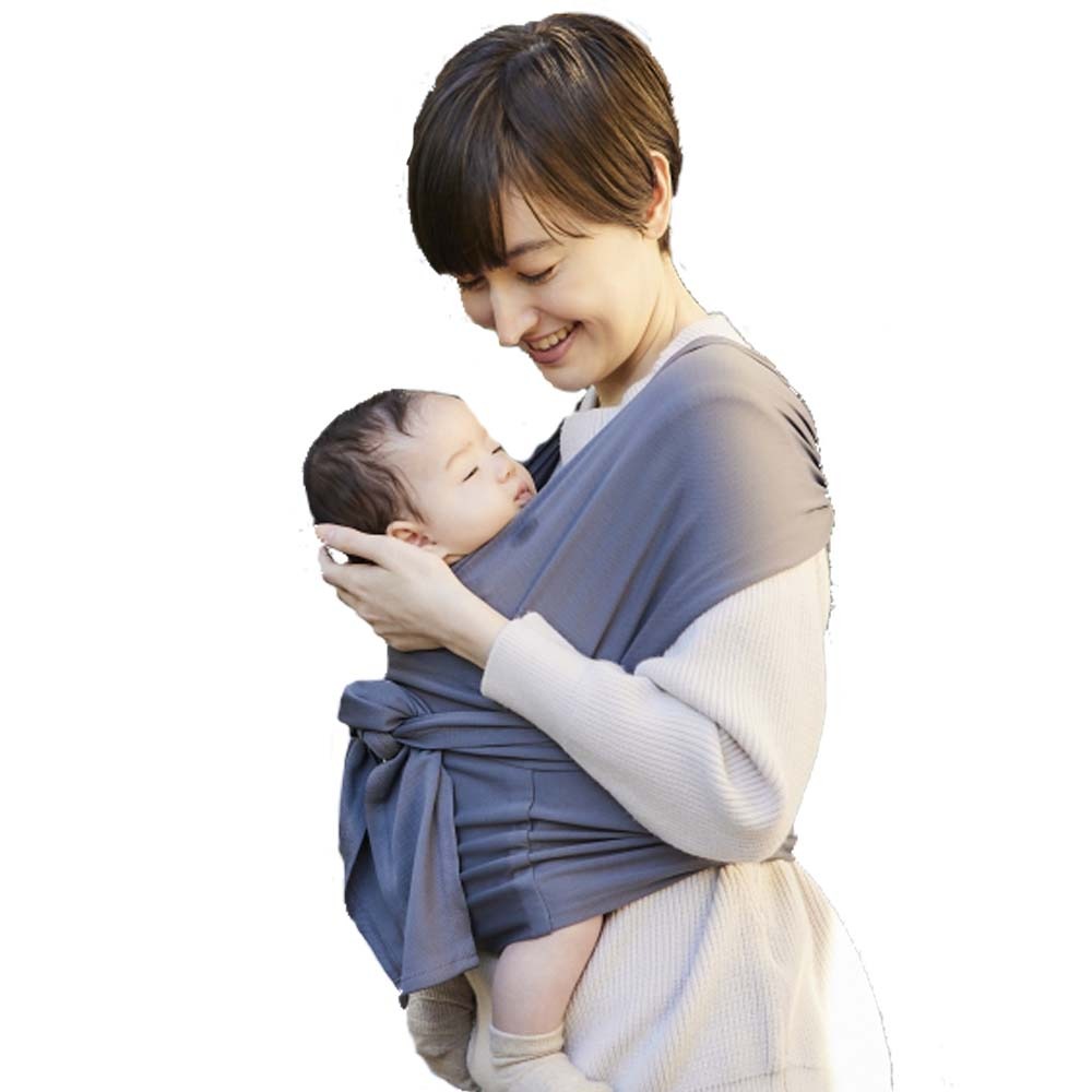 nennelatte BabyCarrier ネンネラテ ベビーキャリア（チャコールグレー）【抱っこ紐】【送料無料】