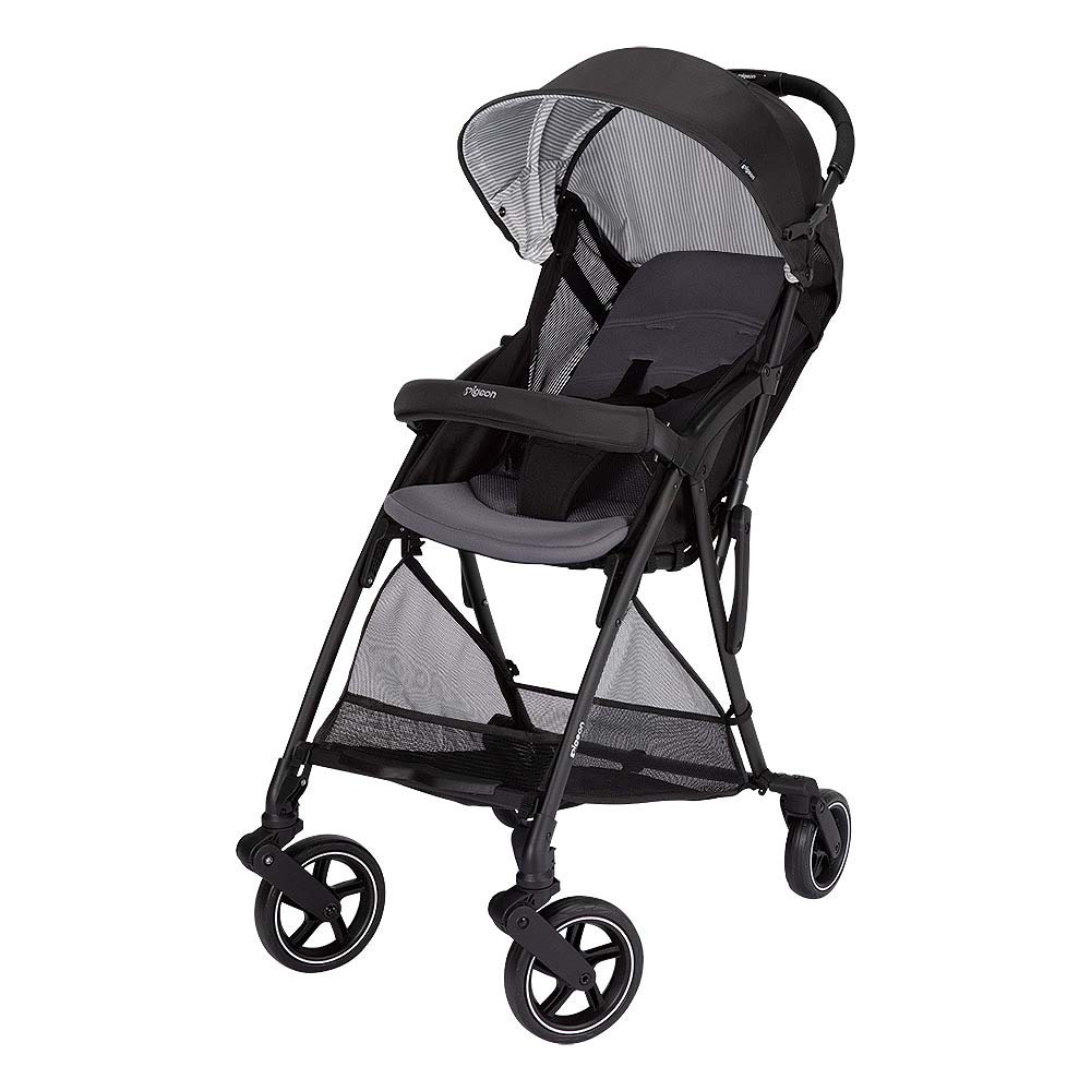 Pigeon(ピジョン) ビングル BB2 フレンチブラック 【B型ベビーカー オリジナル限定カラー 背面式 軽量 小回りシングルタイヤ 快適インナーシート ハイシート53cm 7ヶ月〜3歳頃対応】【送料無料】のサムネイル