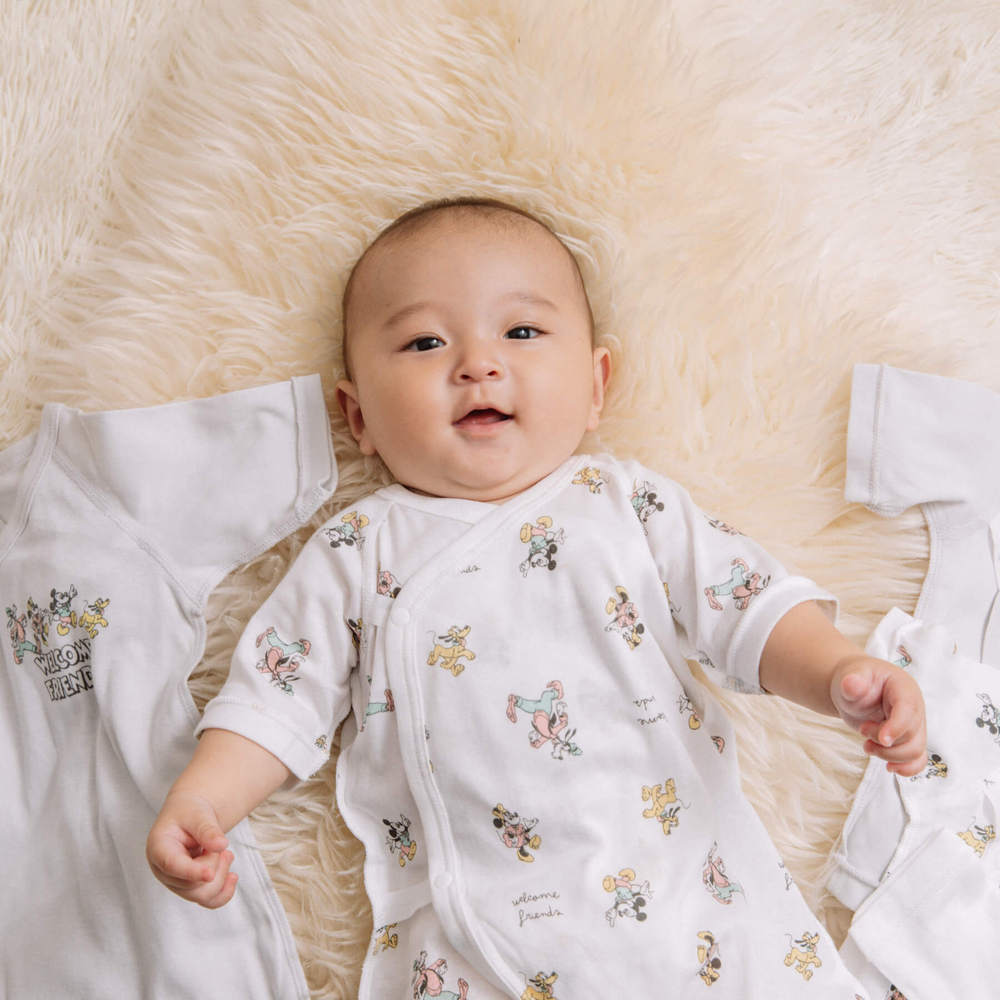 ディズニー 新生児肌着5点セット レトロディズニーのサムネイル