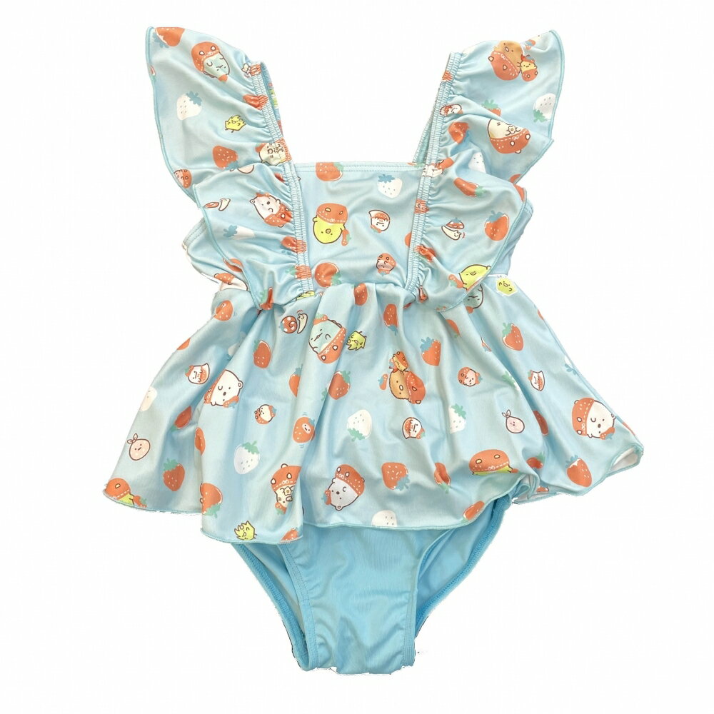 すみっコぐらし セパレート水着(サックス×110cm)のサムネイル