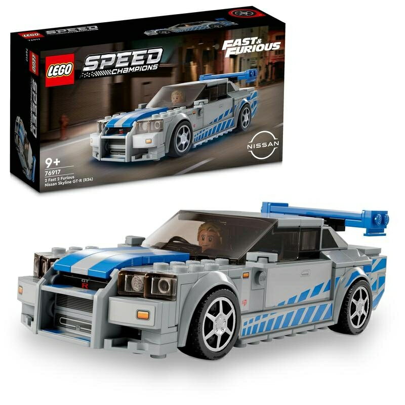 レゴブロック 【オンライン限定価格】レゴ LEGO スピードチャンピオン ワイルド・スピード 日産スカイラインGT-R (R34) 76917 おもちゃ ブロック プレゼント レーシングカー 映画 男の子 9歳 ~
