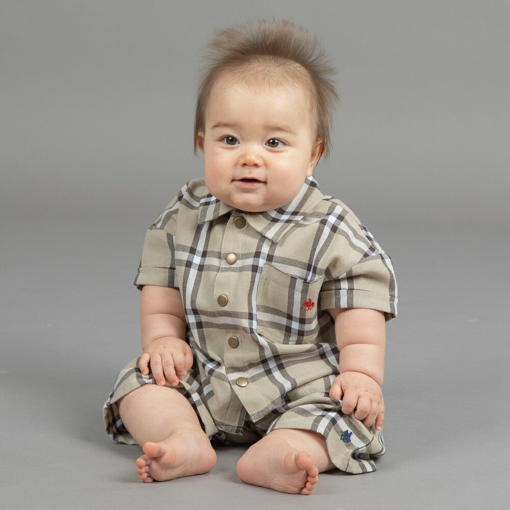 POLO BCS 半袖シャツ(ベージュ×80cm)のサムネイル