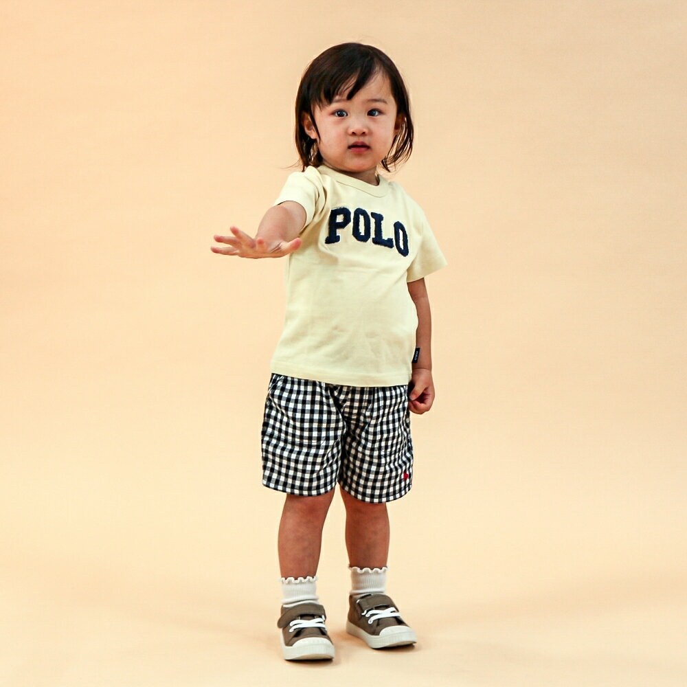 POLO BCS チェックハーフパンツ(ブラック×90cm)のサムネイル