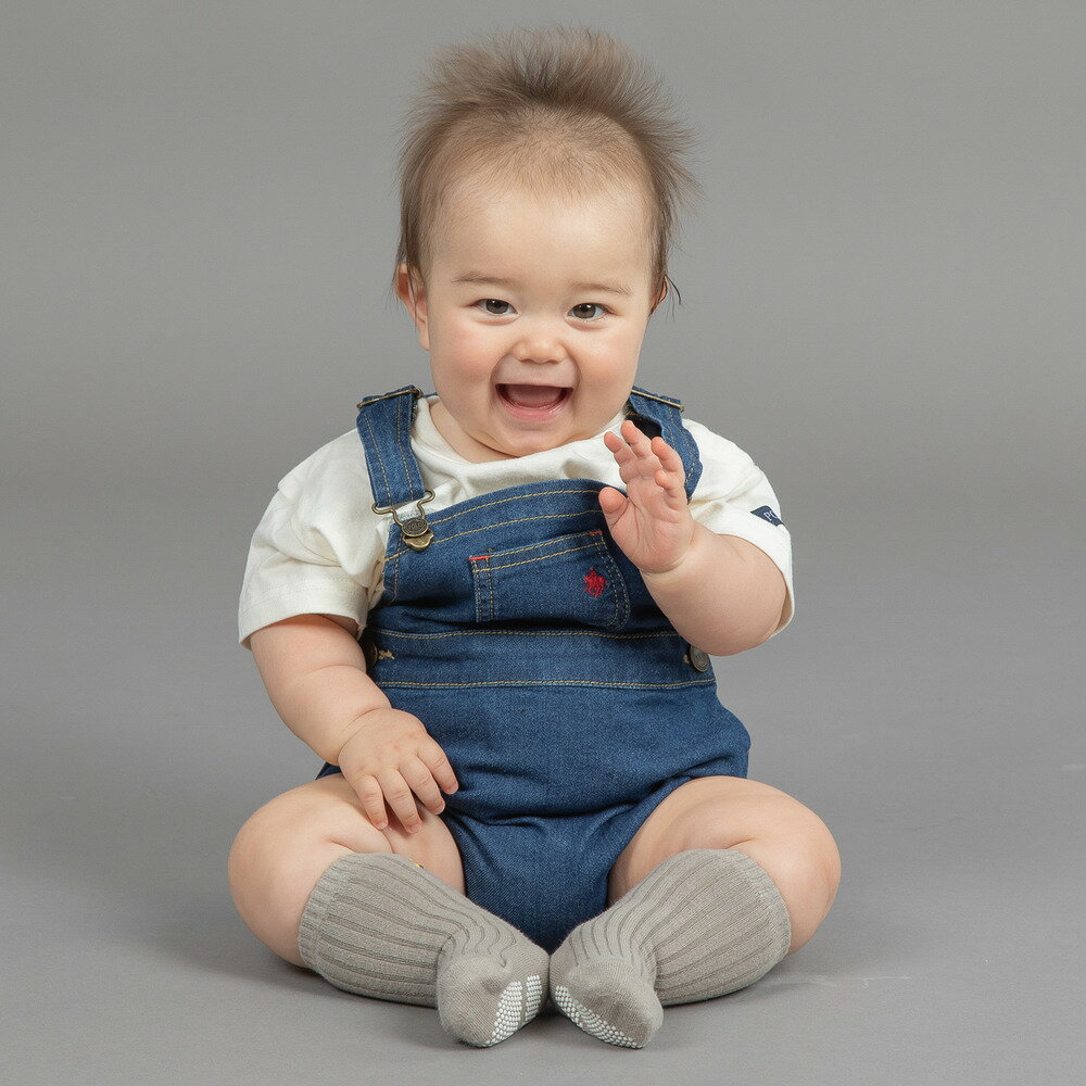 POLO BCS サロペットロンパース(ダークブルー×80cm)のサムネイル