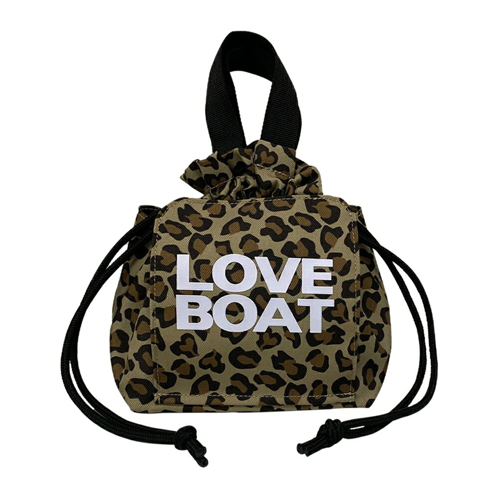 LOVEBOAT おむつ巾着(レオパード×Fre...の商品画像