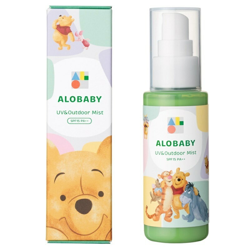 オーガニックアウトドアミスト アロベビー UV&アウトドアミスト 期間限定「プーさん柄」のサムネイル
