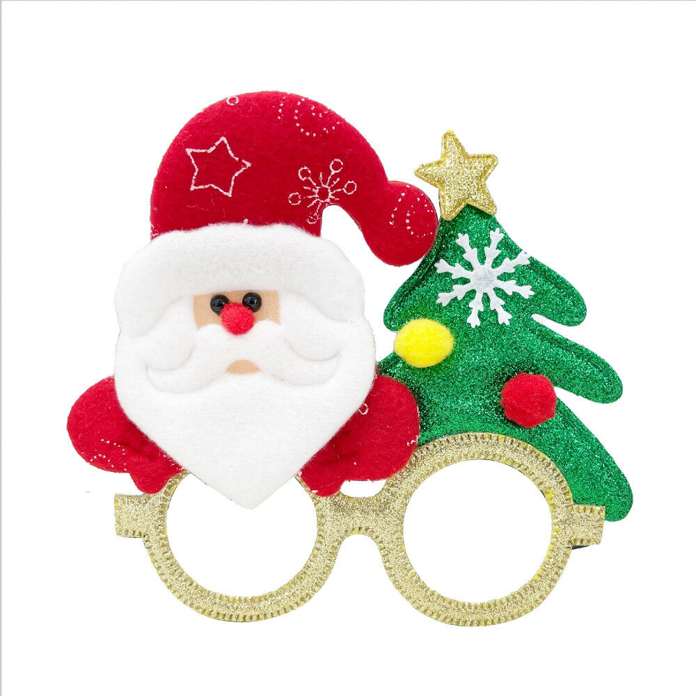 【クリスマス】サンタクロース＆クリスマスツリー めがね 衣装 仮装 コスチューム 子供のサムネイル