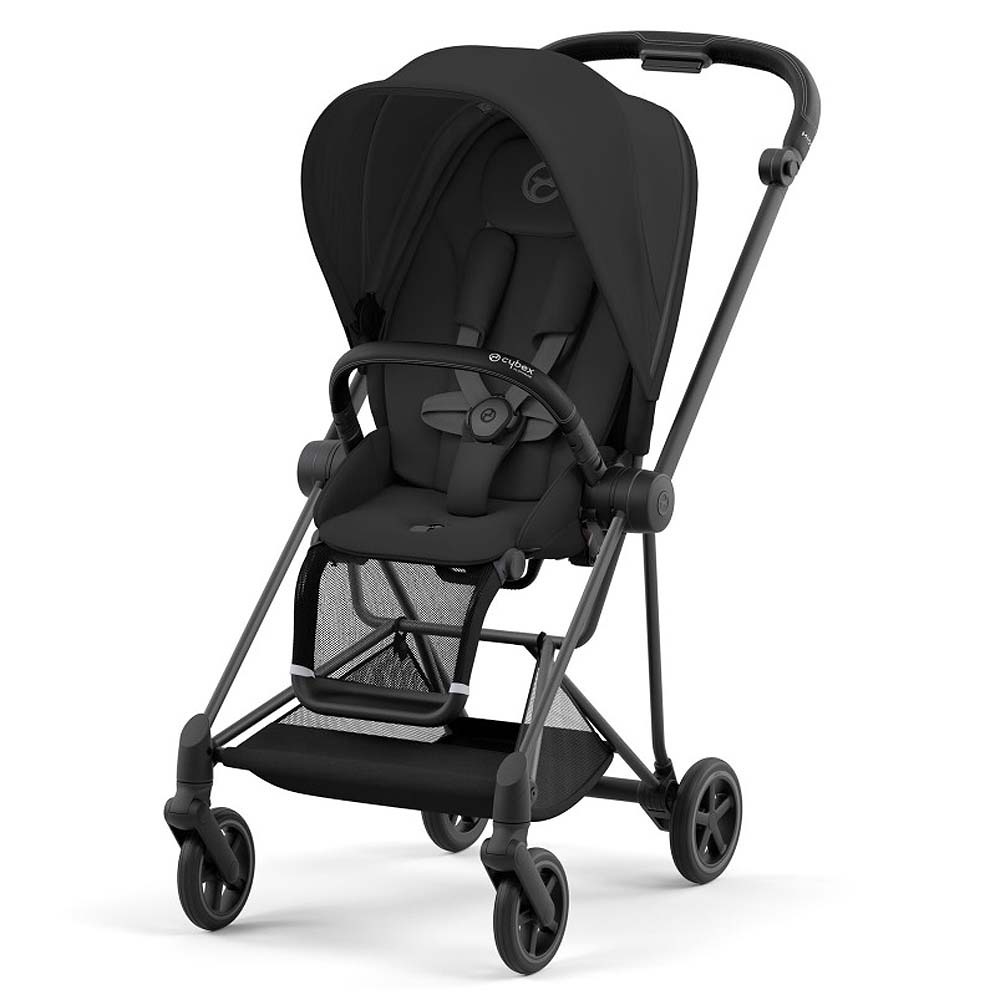 【メーカー直送商品】cybex(サイベックス) MIOS ミオス フルセットJP3/マットブラック セピアブラック 【A型ベビーカー 両対面式 コンパクト収納 簡単リクライニング 1ヶ月〜4歳頃対応】【送料無料】