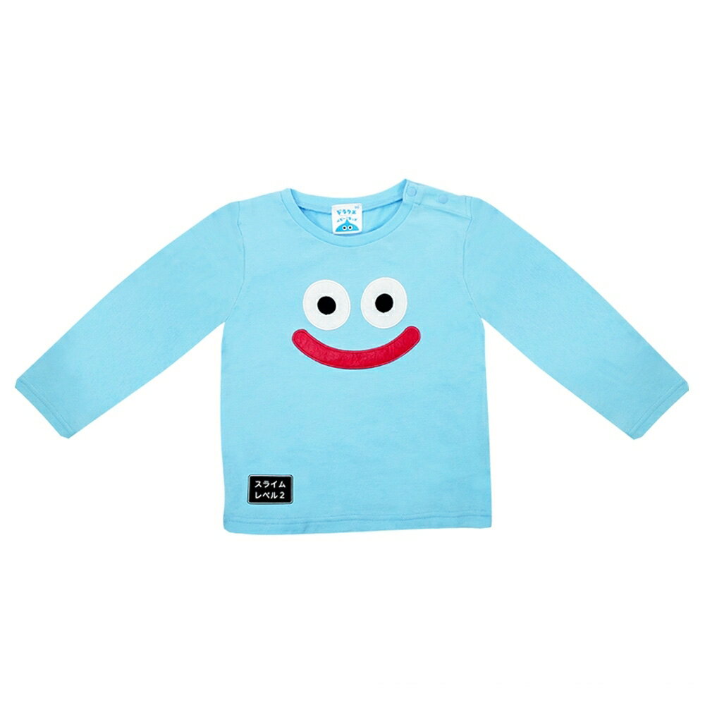 ドラクエベビー＆キッズ キッズ長袖Tシャツ スライム(ブルー×95cm)のサムネイル