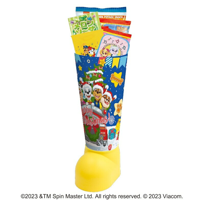 クリスマスお菓子 パウ・パトロール クリスマスブーツ 5品5袋 コップ・タオル付き 高さ37cm 詰め合わせ 男の子 子供 キャラクターのサムネイル