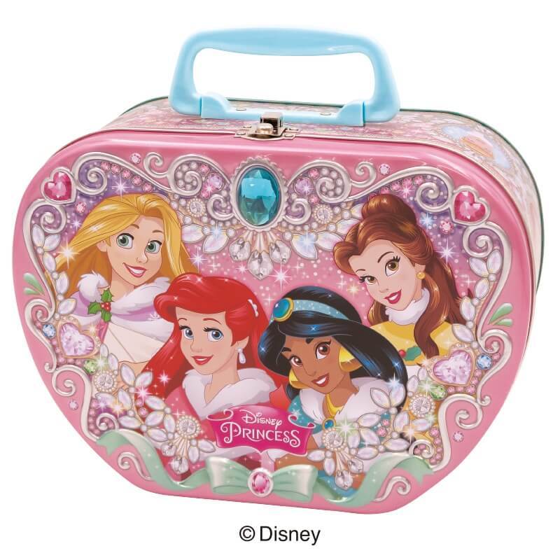 クリスマスお菓子 ディズニープリンセス ハンド缶 2品2袋 高さ17.8cm 詰め合わせ 子供 キャラクターのサムネイル