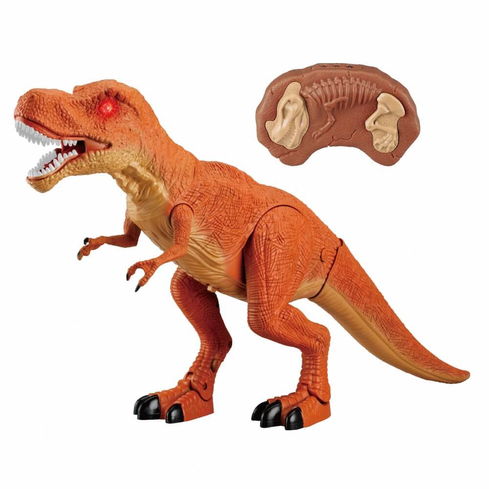 人気シミュレーションバトル図鑑「最強王図鑑」に登場するキャラクターをイメージしたアクショントイ「最強王メカニカルシリーズ」！全長48cmのメガサイズ！赤外線コントローラーでティラノサウルスを操れ！本体の電源スイッチをONにするとティラノサウルスの目が光り、赤外線コントローラーで操作が可能になります。骨格化石型のコントローラーには2つのボタンがあり、「歩くボタン」を押すと迫力ある足音をたてながら前進します。「ほえるボタン」を押すと吠えながらあごと首を動かします。最強王にふさわしいティラノサウルスのパワフルな全身アクションを楽しもう！＜セット内容＞本体、赤外線コントローラー＜主な材質＞ABS、PVCこちらの商品は実店舗から入荷・発送しておりますため、パッケージ状態や、梱包状態が商品ごとに異なる場合がございます。一部商品に商品管理ラベルが添付されている場合がございます。※お支払い方法はご利用ガイドの「お支払い方法・お支払いについて」をご確認ください。※ご注文確定後の注文内容の変更、キャンセルはお受けしておりません。※対象年齢がある商品については目安となっております。※実際の商品と画像は若干異なる場合がございます。電池：電池別売単3電池×6対象年齢：6歳 〜 9歳サイズ：幅12×奥行き48×高さ22.5cm重量：1000gパッケージサイズ：幅53.3×奥行き12.1×高さ32.4cm著作権：(C)Gakken対象性別：男ジョイパレット