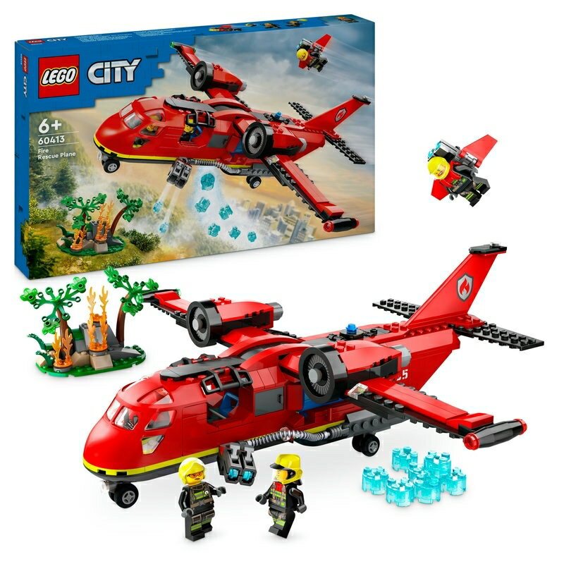レゴ シティ（売れ筋ランキング） レゴ LEGO シティ 60413 消防レスキュー飛行機【送料無料】