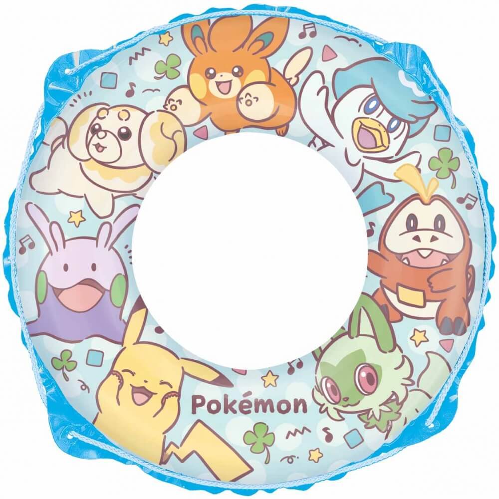ポケモン 浮き輪 55cm パープル 子供用 キッズ ロープ付きのサムネイル