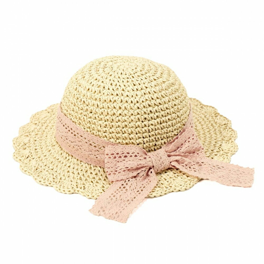 ペーパー手編みハット 48cm ベージュ(ライトベージュ) ベビーザらス限定のサムネイル