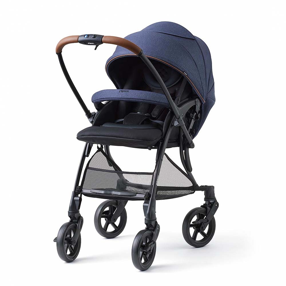 Pigeon(ピジョン) ランフィ RB3 トラッドデニム 【A型ベビーカー 限定カラー 両対面式 オート4輪 小回りシングルタイヤ 1ヶ月〜3歳頃対応】 ベビーザらス限定【送料無料】のサムネイル
