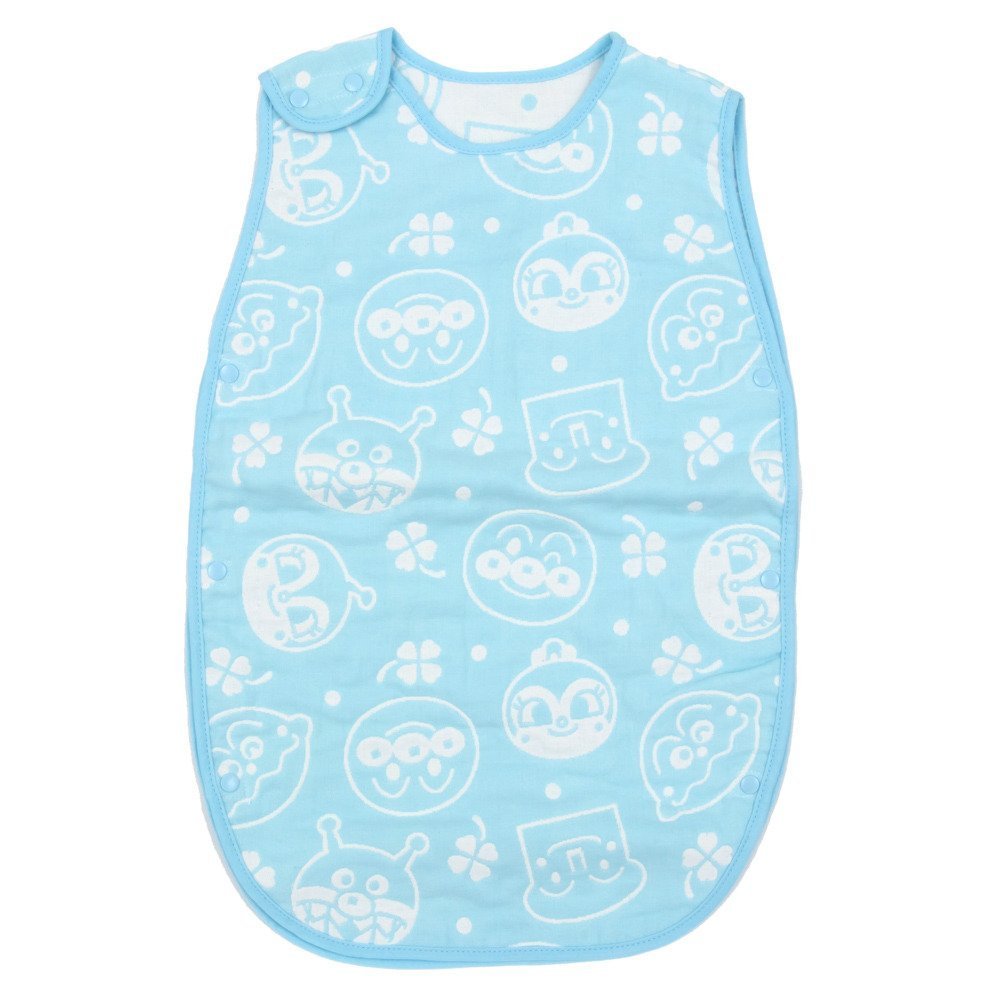 アンパンマン 5重ガーゼスリーパー（ブルー）