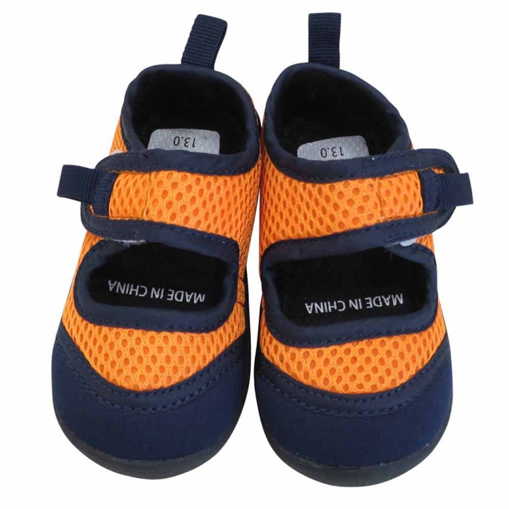 ベビーザらス限定　キッザらス　メッシュ　アクアシューズ　水抜けタイプ（オレンジ×15.0cm）