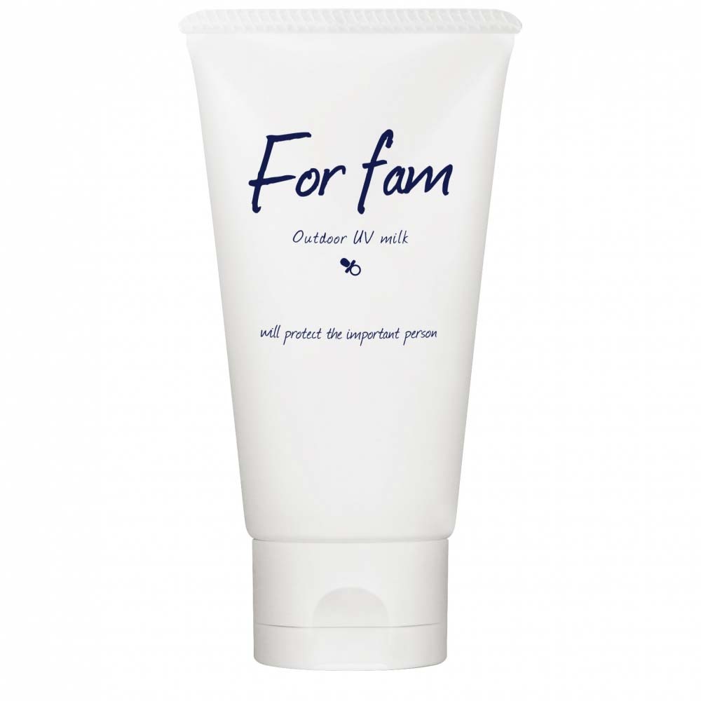 For fam（フォーファム）アウトドアUVミルク SPF30 / PA+++ 80g