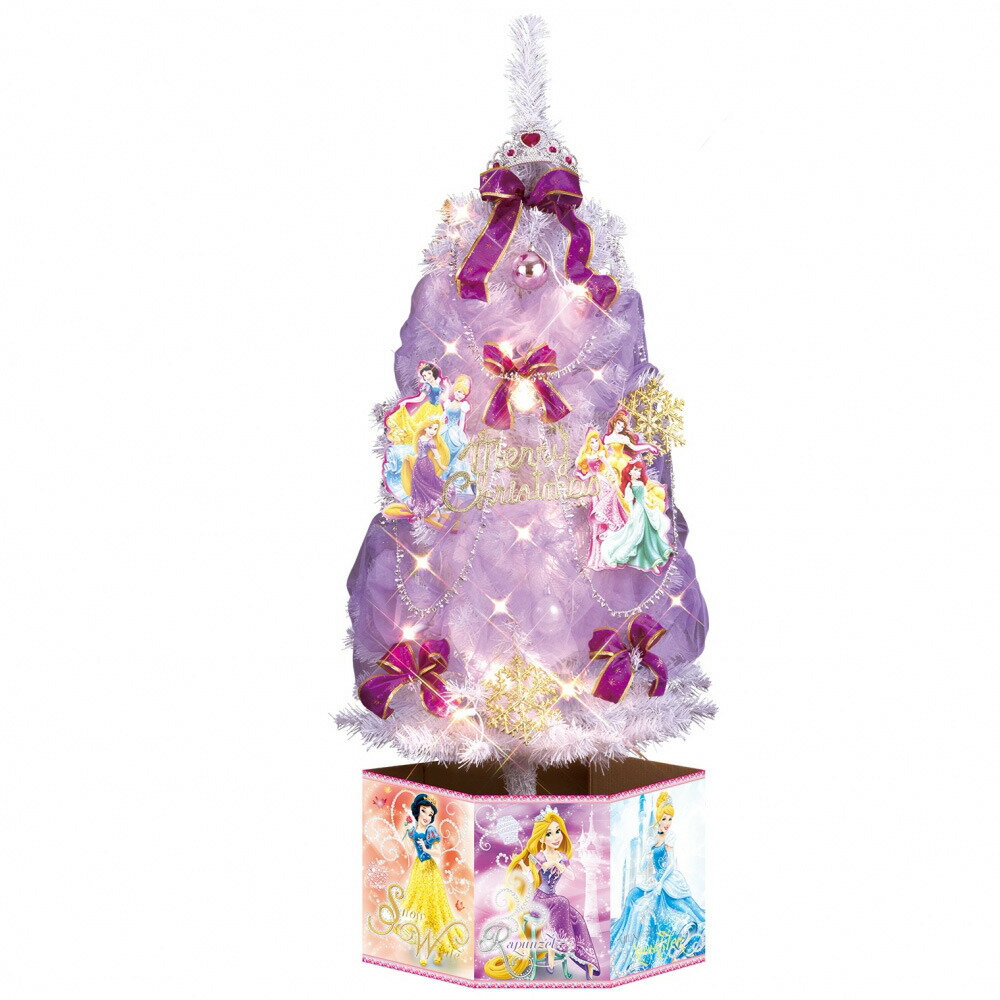【クリスマスツリー】トイザらス限定　ディズニークリスマス　プリンセス セットツリー　120cm